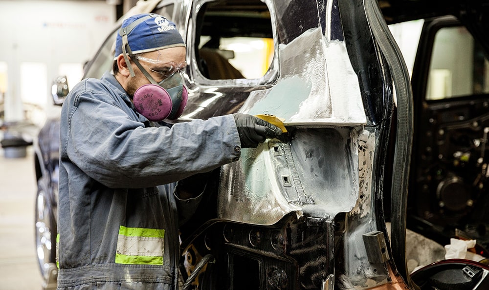 Photo of auto body repairs in Torrance, CA